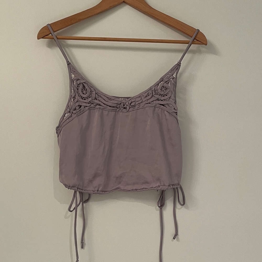 Lavender Free People Crop Top